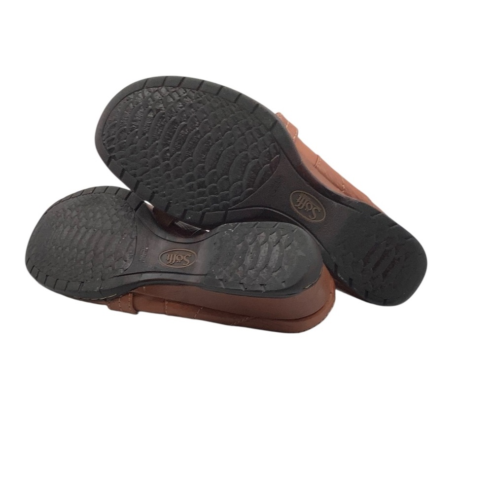 Sofft Brown Leather mules with Decorative Strap size 9‎ - Picture 5 of 6